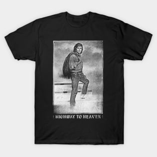 Highway To Heaven † Vintage Look 80s TV Design T-Shirt